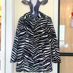 90s Mudd Zebra Jacket 🦓🖤🤍